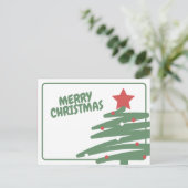 クリスマスツリー ポストカード (スタンド正面)