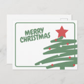 クリスマスツリー ポストカード (正面/裏面)