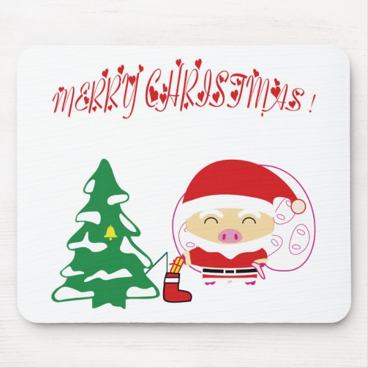 クリスマスツリー マウスパッド (正面)