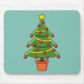 クリスマスツリー マウスパッド (正面)
