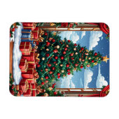 クリスマスツリー マグネット (横)