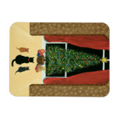 クリスマスツリー マグネット (横)