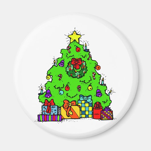 クリスマスツリー マグネット (正面)