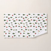 クリスマスツリー、ミスタントウ&ギフト バスタオルセット (ハンドタオル)