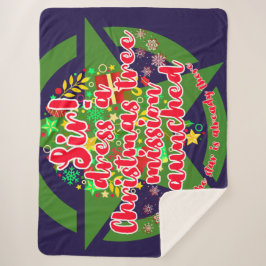 クリスマスツリー、ミッション、陸軍 シェルパブランケット