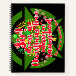 クリスマスツリー、ミッション、陸軍 ノートブック