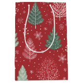 クリスマスツリー ミディアムペーパーバッグ (正面)