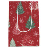 クリスマスツリー ミディアムペーパーバッグ (裏面)