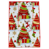 クリスマスツリー ミディアムペーパーバッグ (裏面)