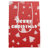クリスマスツリー ミディアムペーパーバッグ (裏面)