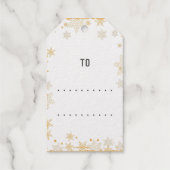 クリスマスツリー |メリークリスマス |カスタマイズ可能 ギフトタグ (裏面)