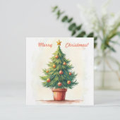 クリスマスツリー.メリークリスマス! シーズンカード (スタンド正面)