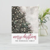 クリスマスツリー メリークリスマス シーズンカード (スタンド正面)