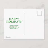 クリスマスツリー メリー&ブライト シーズンポストカード (裏面)