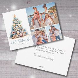 クリスマスツリー メレカリキマカ ビーチ 写真 シーズンカード