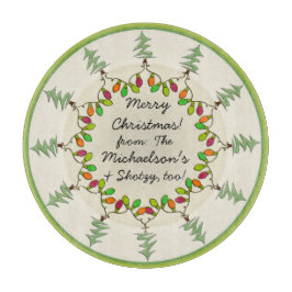 クリスマスツリー&ライツチャートリーボード カッティングボード