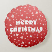 クリスマスツリー ラウンドクッション (裏面)