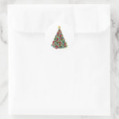 クリスマスツリー ラウンドシール (バッグ)