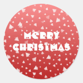 クリスマスツリー ラウンドシール