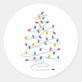 クリスマスツリー ラウンドシール