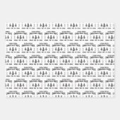 クリスマスツリー ラッピングペーパーシート (正面3)