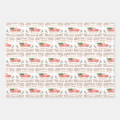 クリスマスツリー ラッピングペーパーシート (正面)