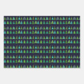 クリスマスツリー ラッピングペーパーシート (正面)