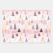 クリスマスツリー ラッピングペーパーシート (正面)