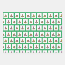 クリスマスツリー ラッピングペーパーシート