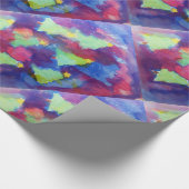 クリスマスツリー ラッピングペーパー (角)