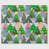 クリスマスツリー！ ラッピングペーパー (フラット)