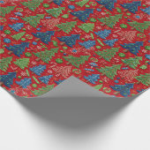 クリスマスツリー ラッピングペーパー (角)