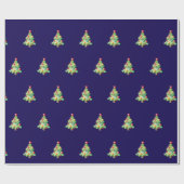 クリスマスツリー ラッピングペーパー (フラット)