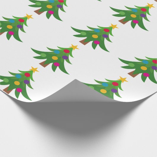 クリスマスツリー ラッピングペーパー (角)