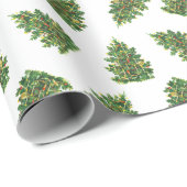 クリスマスツリー ラッピングペーパー (ロールコーナー)