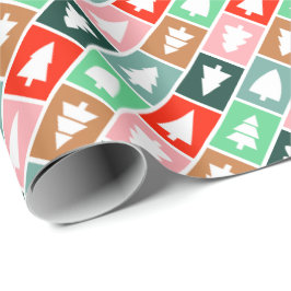 クリスマスツリー ラッピングペーパー