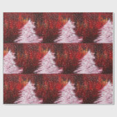 クリスマスツリー ラッピングペーパー (フラット)