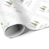 クリスマスツリー ラッピングペーパー (ロールコーナー)