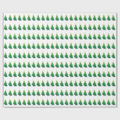クリスマスツリー ラッピングペーパー (フラット)