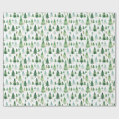 クリスマスツリー ラッピングペーパー (フラット)