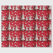 クリスマスツリー ラッピングペーパー (フラット)