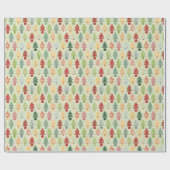 クリスマスツリー ラッピングペーパー (フラット)