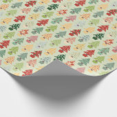 クリスマスツリー ラッピングペーパー (角)