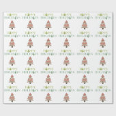 クリスマスツリー ラッピングペーパー (フラット)