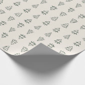 クリスマスツリー ラッピングペーパー (角)