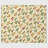 クリスマスツリー ラッピングペーパー (フラット)