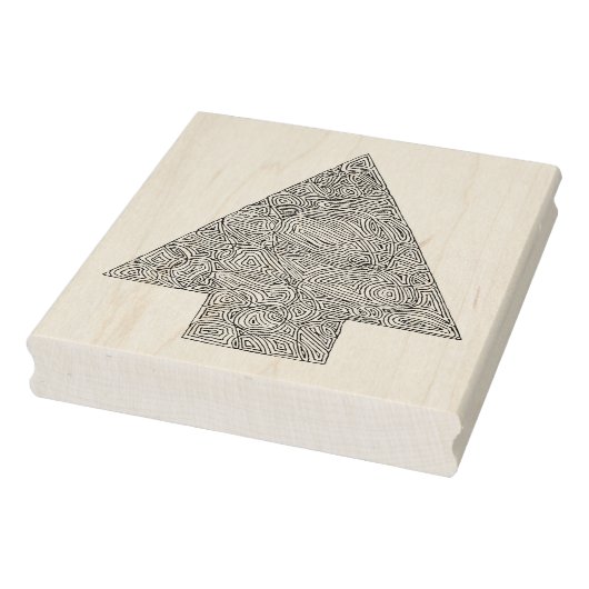 クリスマスツリー ラバースタンプ (スタンプ)