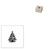 クリスマスツリー ラバースタンプ (押印)