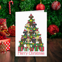 クリスマスツリー・ラブラドール シーズンカード