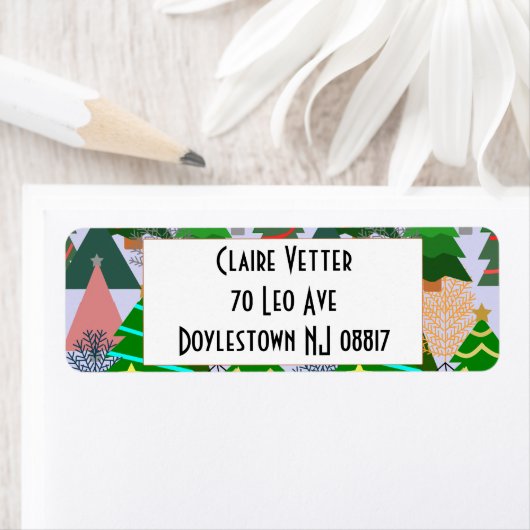 クリスマスツリー！ ラベル (インサイチュ)